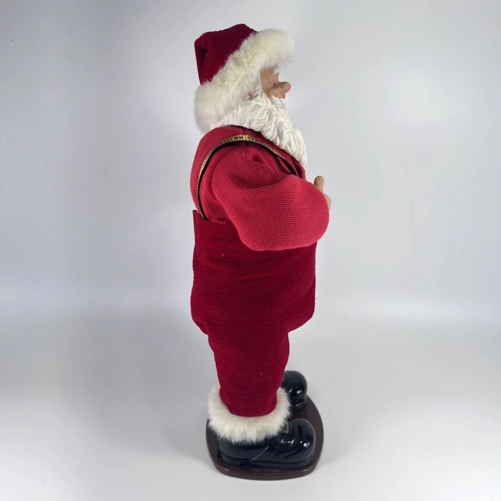 VTG 1998 Jingle Bell Rock Santa Dancing‎ Musical Figure 16